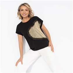 Футболка нарядная, Яркий период (black)