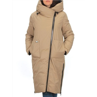 9082 BEIGE Куртка зимняя женская (200 гр. холлофайбера)
