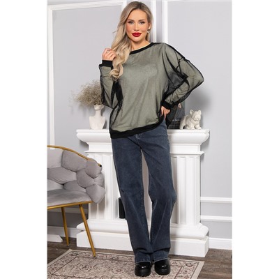 Свитшот Джокер (черно-лимонный) Б14711-5М