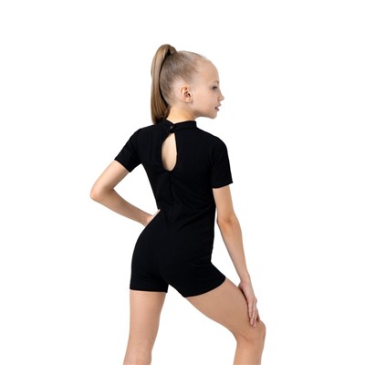 Купальник для гимнастики и танцев Grace Dance, р. 28, цвет чёрный