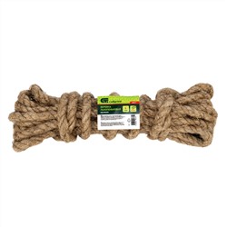 Веревка льнопеньковая, D 10 мм, L 6 м, крученая Сибртех