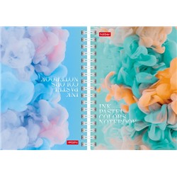 Записная книжка А6 80л кл спираль Нежный флёр тв.переплет двойная Хатбер 80ЗКтд6В1гр_30041/32/Россия