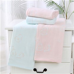 Summer gauze children's light and thin cotton bath towel