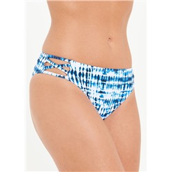 Tie Dye Criss Cross Bikini Bottoms