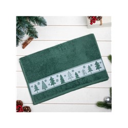 Полотенце махровое «Этель. Ёлочки», 50×90 см, хлопок 100%