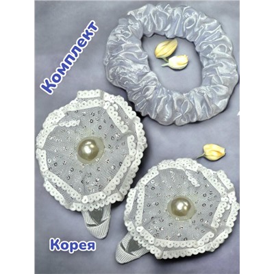 Детский набор аксессуаров для волос (Резинка 1 +тик-так 2) ТК2 тип 4