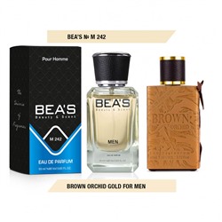 Beas M242 Brown Orchid Gold For Men edp 50 ml, Парфюм мужской Beas M242 создан по мотивам аромата Brown Orchid Gold