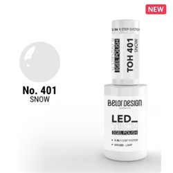 BelorDesign Лак-гель для ногтей Led Tech, тон 401