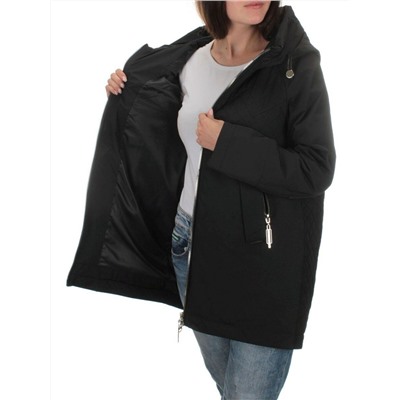 23-115 BLACK Куртка демисезонная женская (100 гр. синтепон)