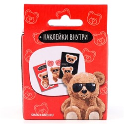 Игрушка-антистресс «Медвежонок» с наклейками МИКС