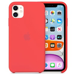 Силиконовый чехол для iPhone 11 красный