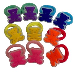 Резинки детские (мишки) 10 шт (5 пар) РД 16