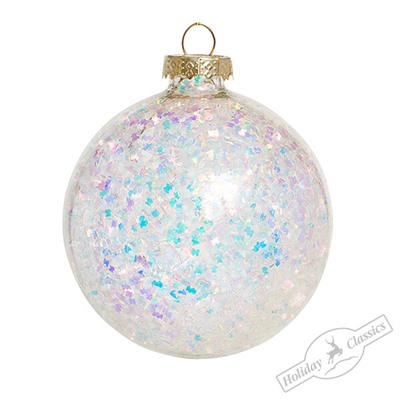 Шар "Ледяная фантазия" хамелеон (стекло) 8 см