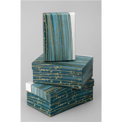 Набор подарочных коробок 3 в 1 «Golden lines», 18*12*7-21*14*8.5-23*16*9.5