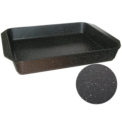 Противень 40*30см Гранит black