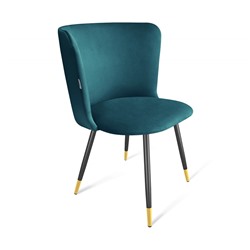 Стул SHT-ST36/S95-1
                        альпийский бирюзовый / черный муар / золото