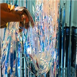 Новогоднией дождик  Длинна: 150см Ширина : 9см Цвет мульти