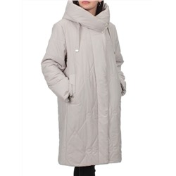 1119 LT. BEIGE Пальто зимнее облегченное женское (холлофайбер 150 гр.)