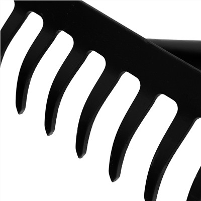 Грабли стальные, 360 мм, 14 прямых зубьев, без черенка, Сибртех