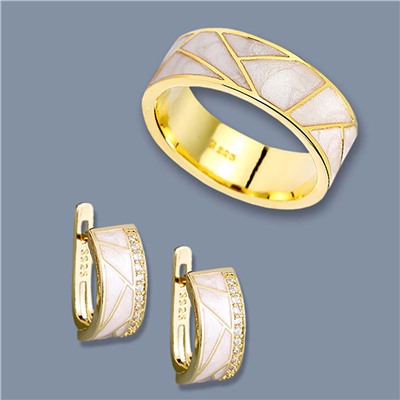 Серьги с английским замком арт. 22 7711 (id 271536)