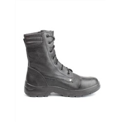 05-9005 BLACK Ботинки зимние мужские (натуральная кожа, искусственный мех)