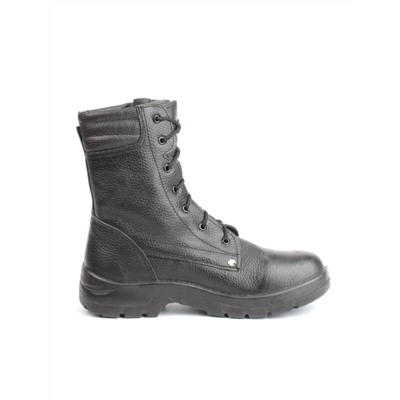 05-9005 BLACK Ботинки зимние мужские (натуральная кожа, искусственный мех)