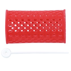 Dewal Бигуди пластиковые для волос RMHR-1, красный, d 38 мм, 12 шт.