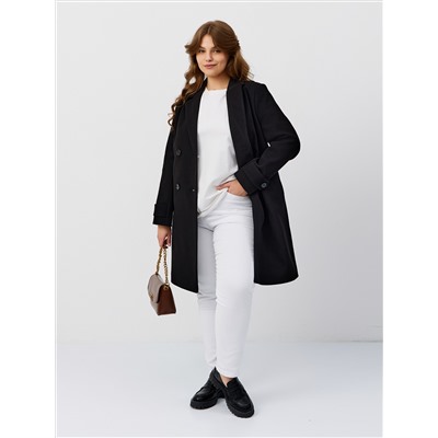 Пальто женское демисезонное 25570 (черный)