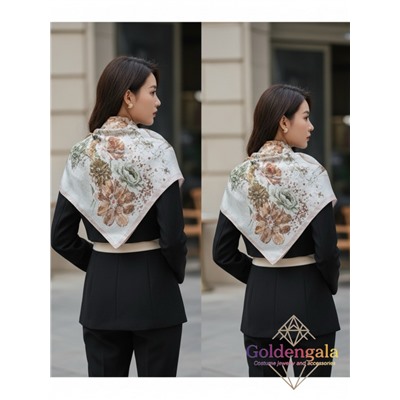 Платок из натурального шелка "Нежность прикосновения" Арт В1057/08