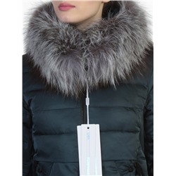 352 DK. GRAY Пальто зимнее с чернобуркой OMMEITT