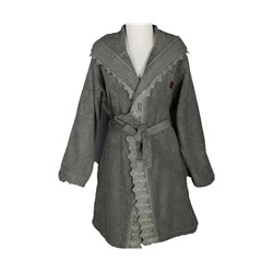 Халат Велюровый Женский (L) Belinda Yeşil Bayan Bornoz Large - EcoCotton