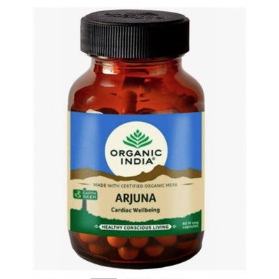 ARJUNA Cardiac Wellbeing, Organic India (АРДЖУНА,  Органик Индия), 60