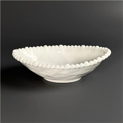 305-362 Овальный салатник 21х13,5х6см МАРИНЕТ в под.уп.(х24)Фарфор