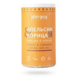 Соль для ванн с маслом апельсина и корицы, 800 г -60%