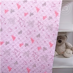 Одеяло-покрывало Мишки-малышки розовый Арт Дизайн