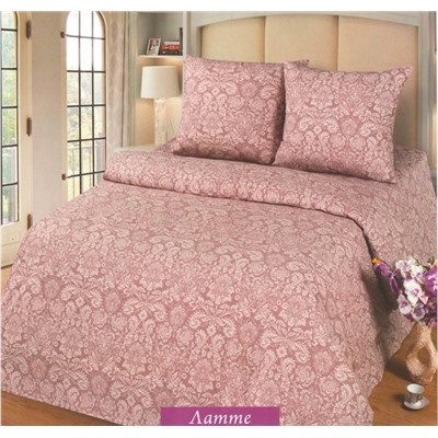 Простыня из поплина с жаккардовым рисунком