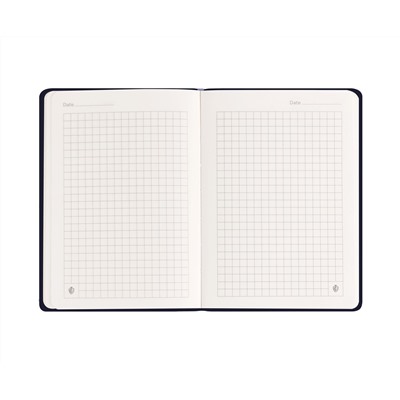 Записная книжка А6 80л. ЛАЙТ, кожзам, Greenwich Line "Classic. Lilac", с резинкой, фактурное тиснение, блок в клетку
