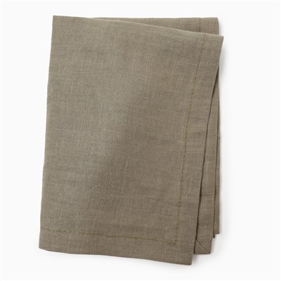 Салфетка Linen collection 30х40 см,хаки, 100% лён 170 г/м2