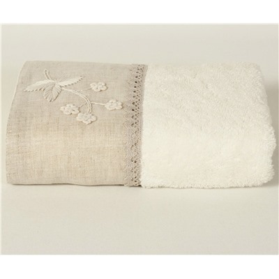 Махровoе Лицевое Полотенцe 50x90 см Ayliz Krem 50x90cm Havlu - EcoCotton