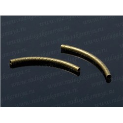 Разделитель-трубочка,цв.латунь, 3*40мм