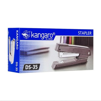 Степлер канцелярский №24-26/6, Kangaro DS-35, до 30 листов, металлический, МИКС