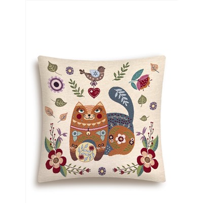Сказочный лес Рыжий кот Наволочка 45х45 см 2102443 New