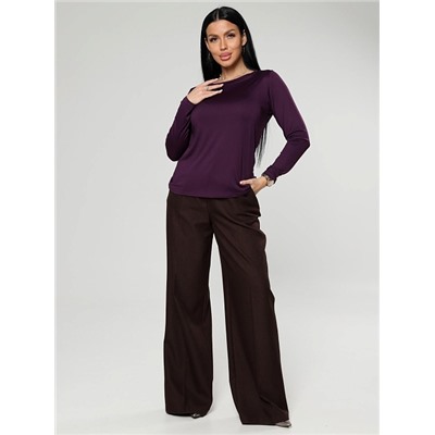 Женский лонгслив Энкар / баклажан