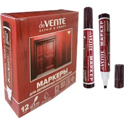 Маркер для дерев поверхностей "deVENTE. Repair" скошенный 1-5мм цвет - красное дерево 5044407/12/Китай