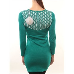 1507-10 Платье трикотажное (73% хлопок, 27% нейлон)