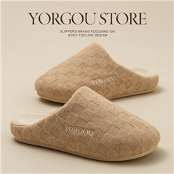 Chess, demi-season slippers, keep warm footwear indoor, new collection