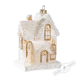 Дом "Зимнее барокко" (стекло) 7,5х6,5х11,5 см
