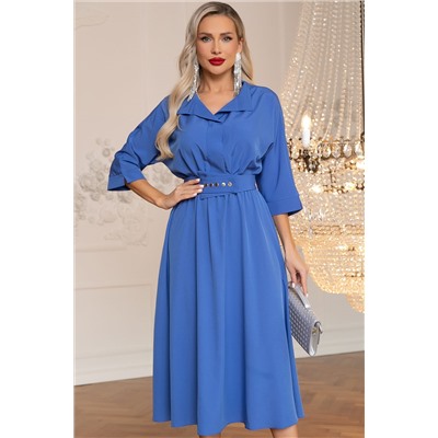 Платье с поясом Доминанта НЬЮ (васильковое) П14344-16М