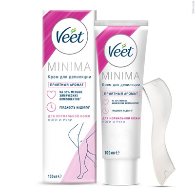 VEET Крем  для депиляции MINIMA "Для Нормальной кожи"  Руки ноги 100 мл