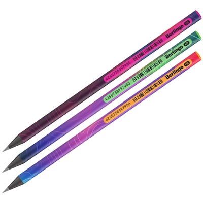 Карандаш ч/гр HB Berlingo Terrain черное дерево BP00S09/36/Китай